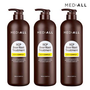 비어루트 맥주효모 대용량 트리트먼트 1000ml (화이트머스크향) 3개