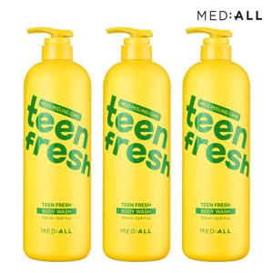 틴 프레시 청소년 트러블진정 각질개선 대용량 바디워시 1000ml 3개