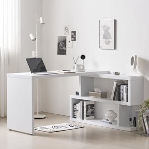 글래드 지그재그 2단 책장 1200 공부방 ㄱ자형 코너 책상 세트 1400