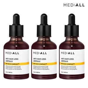 안티헤어로스 탈모케어 두피진정 비듬완화 두피 앰플 50ml 3개