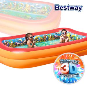 BW 54114 3D스프레쉬앤플레이 물놀이 에어 풀장