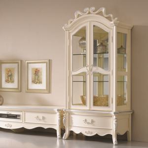 호마른 1700 엔틱 원목 유리 양주 진열장 장식장