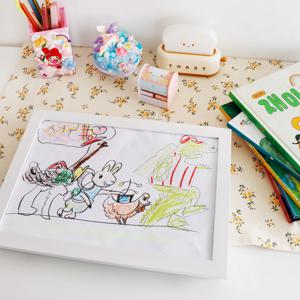 아이그림 보관 액자 A4 화이트