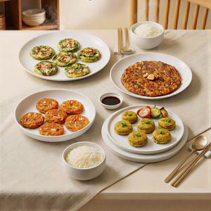 든든한 자취템 4종 세트 / 김치전 땡초부추전 언양식바싹불고기 계란옷고기완자