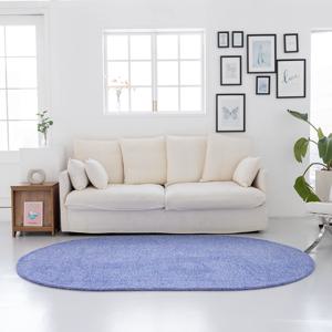 네쥬 두꺼운 타원 온감 러그 겨울 사계절 단모 워셔블 대형 거실 카페트 비정형 포인트