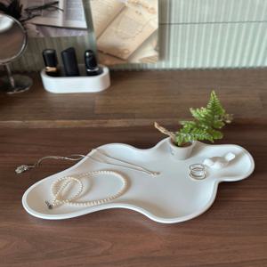 버드웨이브 트레이 큰사이즈 제스모나이트 트레이 오브제 집들이 선물