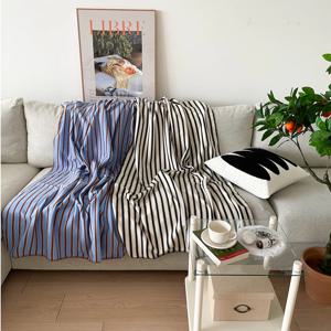 [리퍼] 메이트 스트라이프 블랭킷 무릎 담요