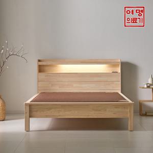 여명의료기 순 편백 원목침대 퀸Q 흙/돌침대용 프레임