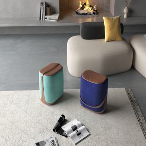 모모 패브릭 보조 스툴