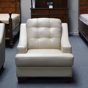 엔틱수입가구 소프트베이지 가죽1인 7281 거실소파