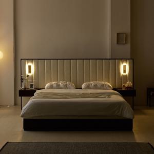 바이올렛 원목 패브릭 호텔식 서랍 침대 프레임 K(킹) 1600