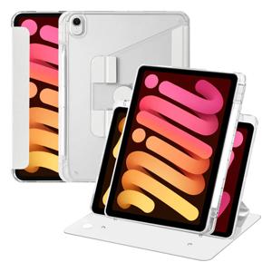 아이패드 미니 6 7 A17 Pro 올 클리어 완전 투명 세로거치 커버 케이스 MW-81