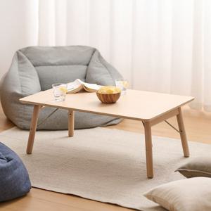 너도밤나무 접이식 로우 테이블