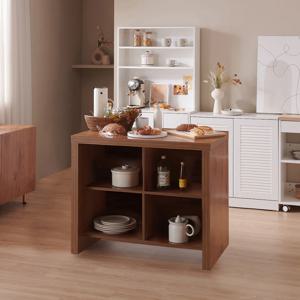 제롬 가로 1000 높이 835 아일랜드 식탁 홈바 바테이블(화이트/프렌치오크)