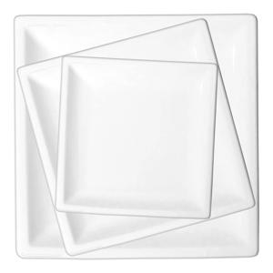 러브앤아트 본차이나 도자기 화이트 정사각접시 (3종 1선택)