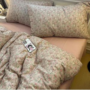 [해외] 로제 이중 거즈순면 침구커버세트 이불커버 베개커버 매트커버