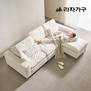 켈리 구스 스윙 패브릭 4인 소파