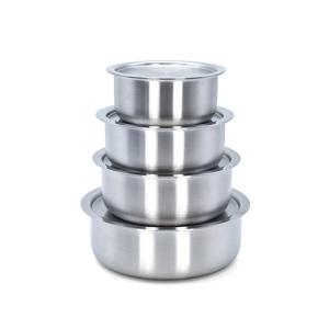 국산 주방정리 캐니스터 스테인레스 보관 밀폐 컨테이너 4size