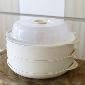 전자렌지용 찜기 1단,2단  (지름 25cm 넉넉한 사이즈)