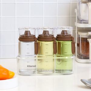 메이플 우드 양념통/오일병 170ml 6p세트 (행택+트레이)