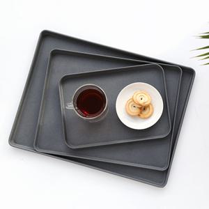 국산 메탈 카페 트레이 3size 직사각 브런치 빵 서빙 쟁반