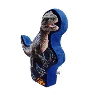 쥬라기 라인프린트 쿠션 블루