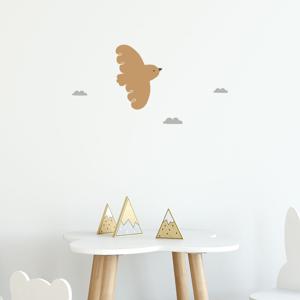 플라잉 버드 아이방 스티커 벽지 데코 국내제작 리무버블 데코