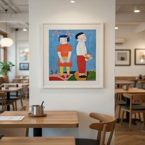 신철 작가 한정 판화 - The Propose 거실 병원 상담실 카페 힐링 감성 그림액자