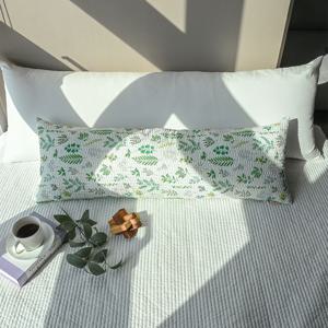 지지미 리플 시어서커 리프 초록숲 사각 바디필로우 1color, 4size