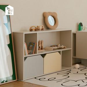 [오늘의집 단독] 버디 스토리지 2단 3단 아기 교구장 아기책장 장난감정리함