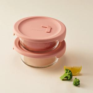 NEW 바로한끼 유리 국용기 600ml 2개세트 (LLG304S2)