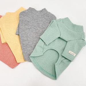 소프트와플 강아지 티셔츠 / 베이직 기본 티셔츠 긴소매강아지옷 데일리룩