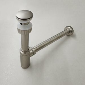 무광 사틴 트랩 세면대 폽업세트 P트랩 벽배관