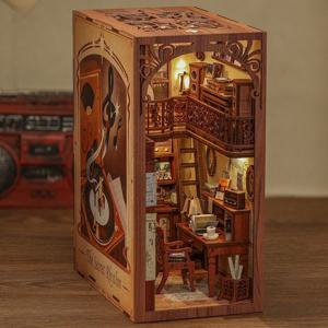 DIY 미니어처 하우스 북눅 북엔드 인테리어 책꽂이 장식소품 비밀의 리듬