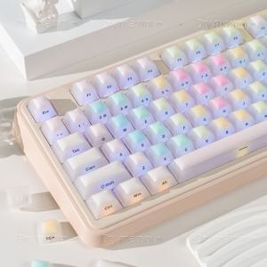 레인보우 젤리빈 포그 실리콘 안개 키캡 CHERRY PC 한무무 기계식 키보드 독거미 키캡