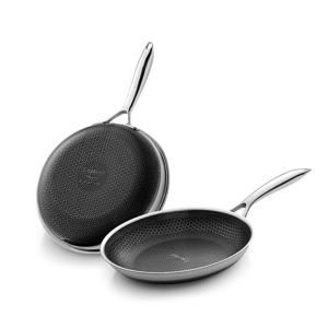 Cookcell 블랙큐브 후라이팬 더블 24cm