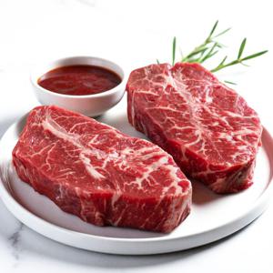 호주청정우 스테이크용 부채살400g x 1팩 + 소스증정