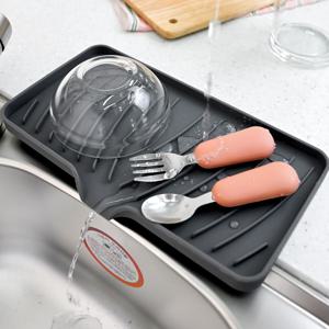 물빠짐 실리콘 식기건조 매트 드라잉매트 주방 싱크대 건조매트 컵 그릇 설거지 트레이