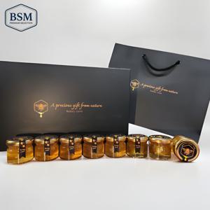 BSM 국산 천연 벌집꿀 35g 8구 미니병 선물세트