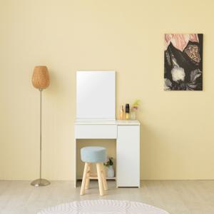 800mm 미소 화장대 부착식거울화장대 이동식거울화장대 2단수납화장대 다용도화장대