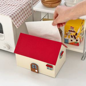 미니픽 레드하우스 티슈케이스 집모양 휴지케이스 크리넥스케이스
