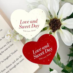 화이트데이 데코스티커 발렌타인데이 답례 선물포장 도트러브 하트 스티커 20장(40개)