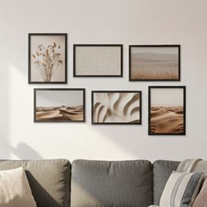 예쁜 원목 액자 프레임 style 가벼운 a4 벽걸이 웨딩 밤색 액자 210x297mm