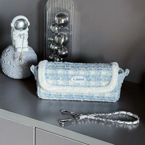 블루 트위드 필통 캐릭터 파우치 대용량필통 펜파우치 인형 봉제 동물