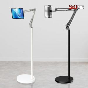 핸드폰 스탠드 원형 높이조절 자바라 침대 거치대 태블릿 아이패드호환