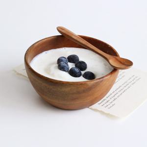 아카시아나무 통원목 라운드 샐러드볼 12.5cm