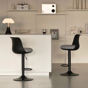NEW 1+1 떼누아 쿠션 바스툴 홈바 체어 의자 아일랜드 식탁의자 바의자 3colors