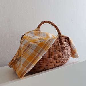 감성 체크 도시락 보자기 다용도 밥솥 덮개