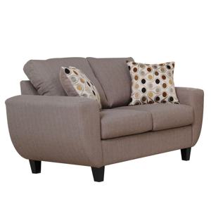 엔틱수입가구 회갈색 패브릭소파 2인용 3200 천소파