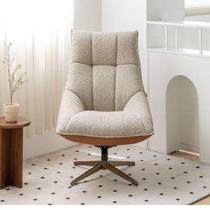 바론 패브릭 철제 가죽 회전 수유 안락의자 디자인 인테리어 1인 라운지 쇼파